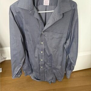 Men's Blue Patterned Shirt